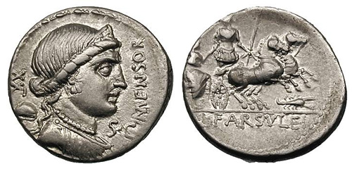 farsuleia roman coin denarius
